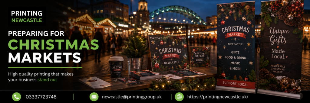 Preparing for Christmas Markets in Newcastle